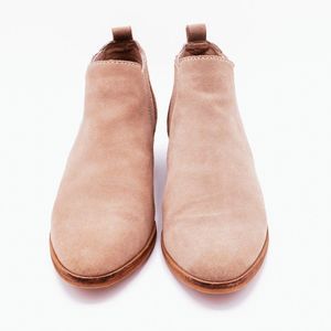 Dolce Vita Jorie Chelsea Short Bootie, Tan, Sz 8.5